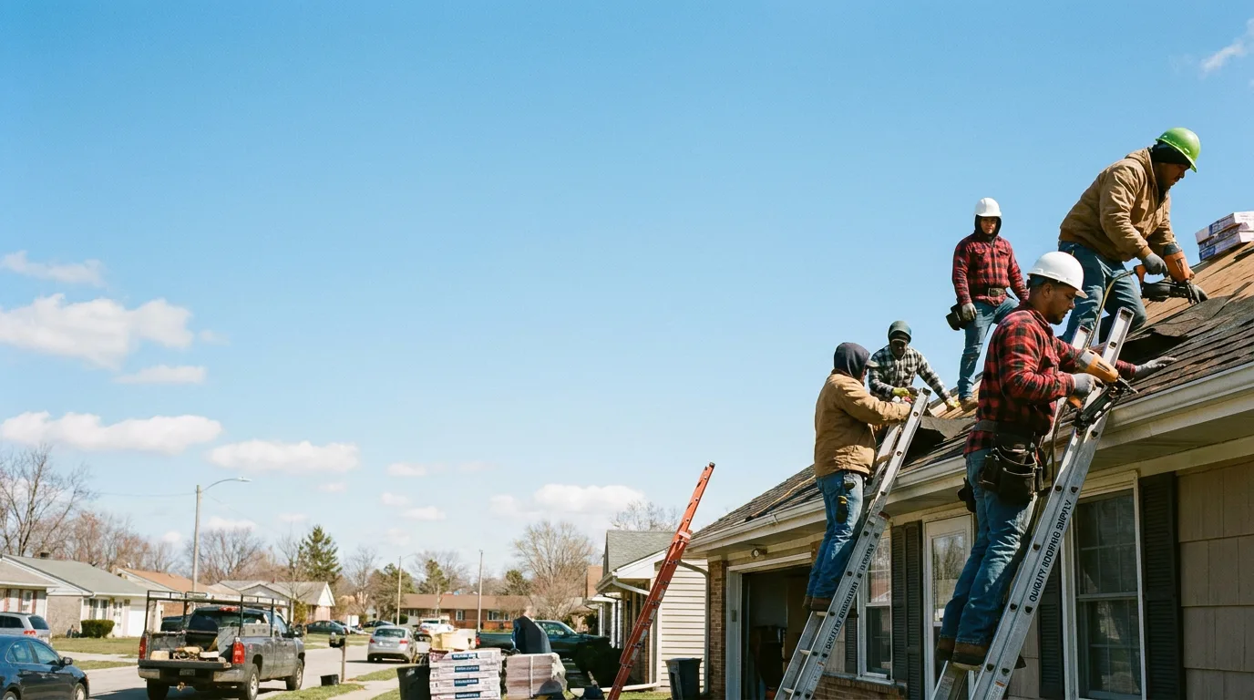 Roofing in Pierpont, OH near me
